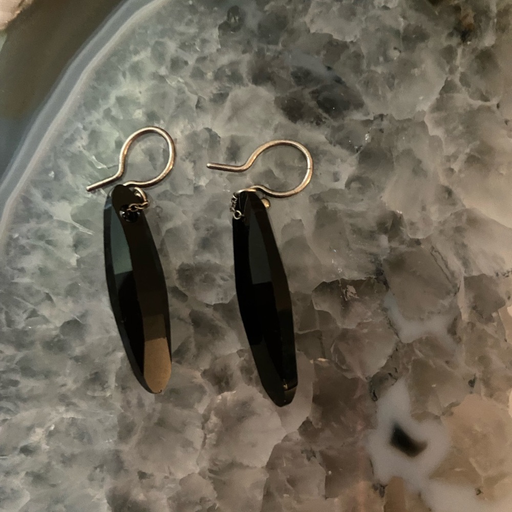 Chan Luu black drop earrings